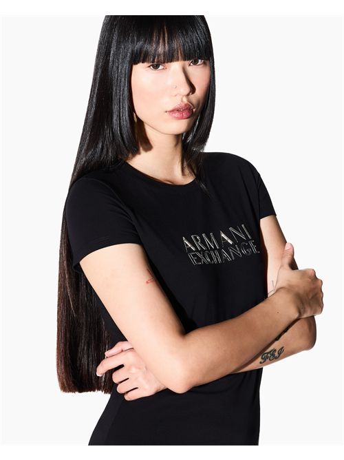 T-shirt Slim Fit in Jersey di Cotone Stretch ARMANI EXCHANGE | XW001837AF16294/UC001